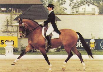1995 Collect-A-Card Equestrian #203 Elisabeth Max-Theurer / Liechtenstein Front